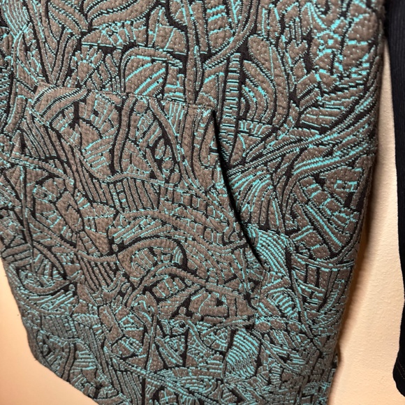 TONIA DEBELLIS Cowl Neck LongTunic Style pullover jacket XS - Picture 3 of 10